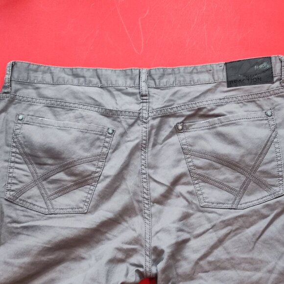 Kenneth Cole Reaction casual pants straight grey men's size 38x32 - Picture 4 of 10